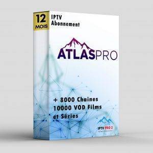 Atlas Pro Code Abonnement 12 Mois – Iptv France