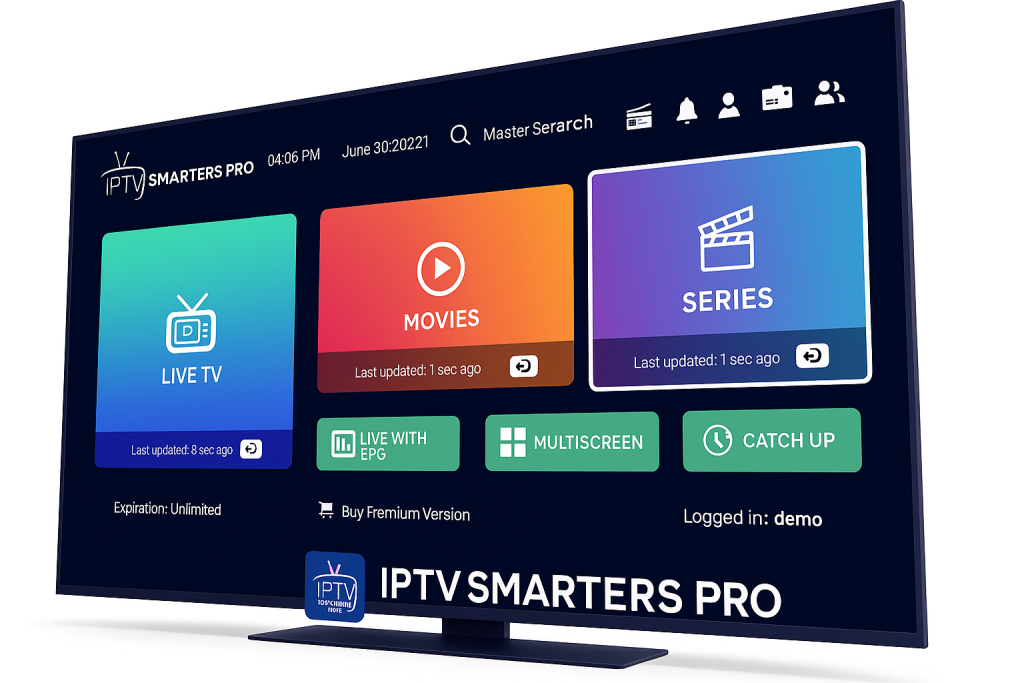 Abonnement Smarters Pro IPTV premium 4k | 6mois meilleur en France